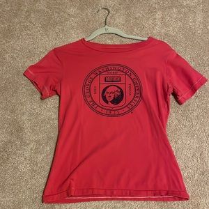 George Washington University pink t shirt